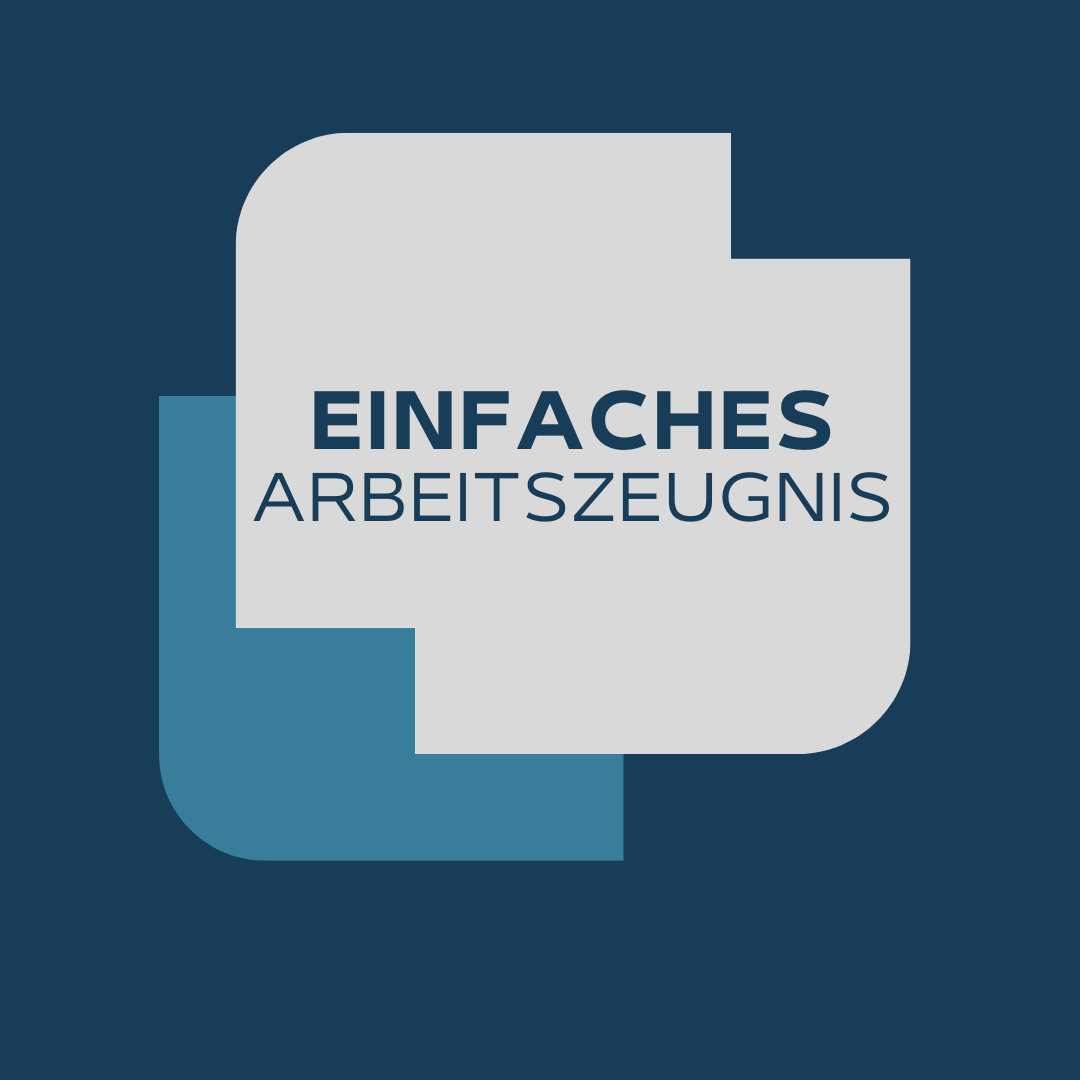 Simple employment reference – Bewerbungsguru